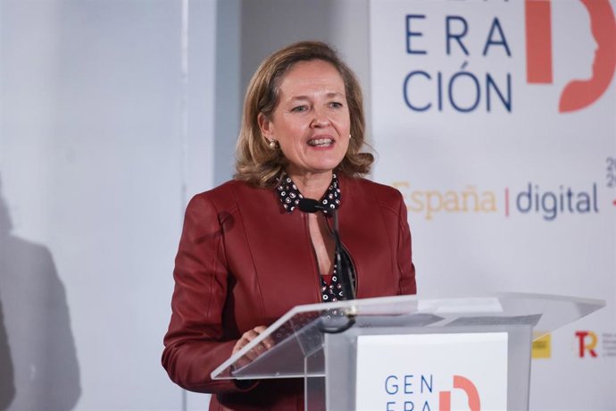 La vicepresidenta primera y ministra de Asuntos Económicos y Transformación Digital, Nadia Calviño.