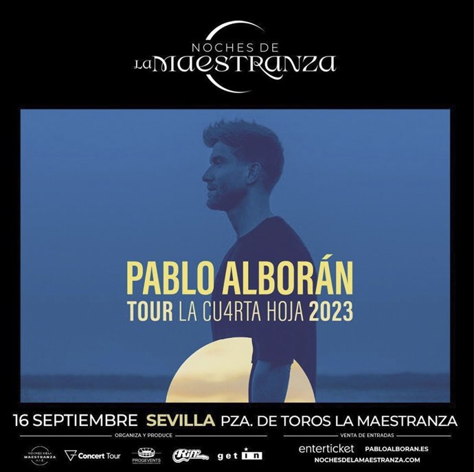 Pablo Alborán, nuevo artista confirmado en Noches De La Maestranza 2023