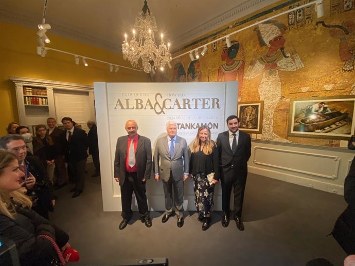Presentación de la exposición 'Alba y Carter: 100 años descubriendo a Tutankamón'