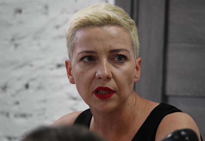 Archivo - La influyente opositora bielorrusa Maria Kolesnikova.