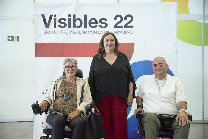 La consejera de Acción Social del Cabildo de Tenerife, Marian Franquet, en la presentación del programa 'Visibles'