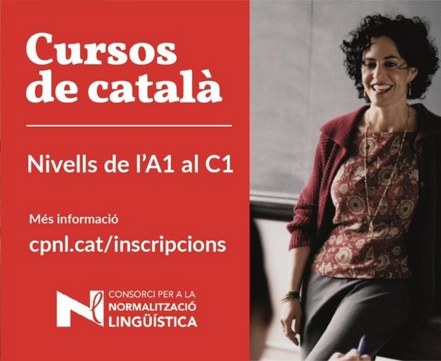 Cartell dels cursos de català del CPNL