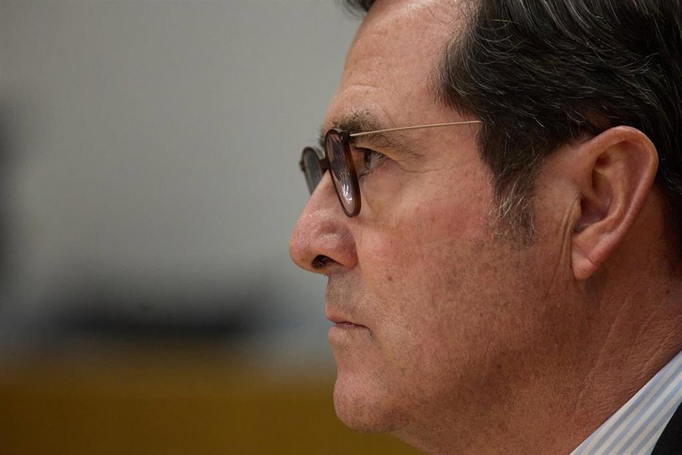 El presidente de la Confederación Española de Organizaciones Empresariales (CEOE), Antonio Garamendi
