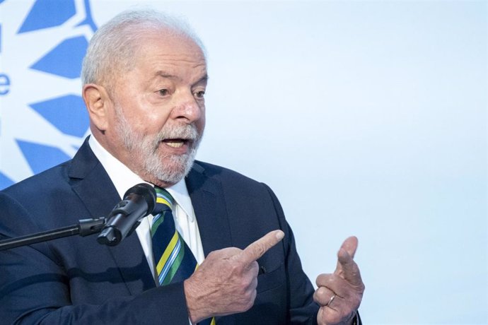 El presidente electo de Brasil, Luiz Inácio Lula da Silva, en la cumbre de la COP27 en Egipto