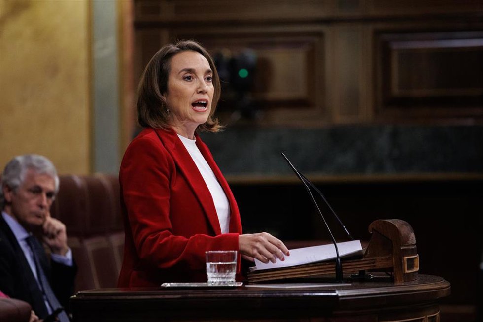 La portavoz del Partido Popular en el Congreso, Cuca Gamarra
