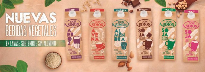 Don Simón introduce en el mercado el primer envase de cartón aséptico sin aluminio con su línea de bebidas vegetales