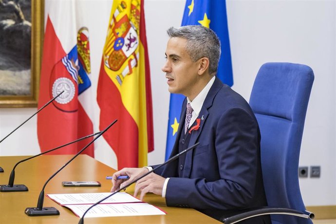 El vicepresidente y portavoz del Gobierno de Cantabria, Pablo Zuloaga