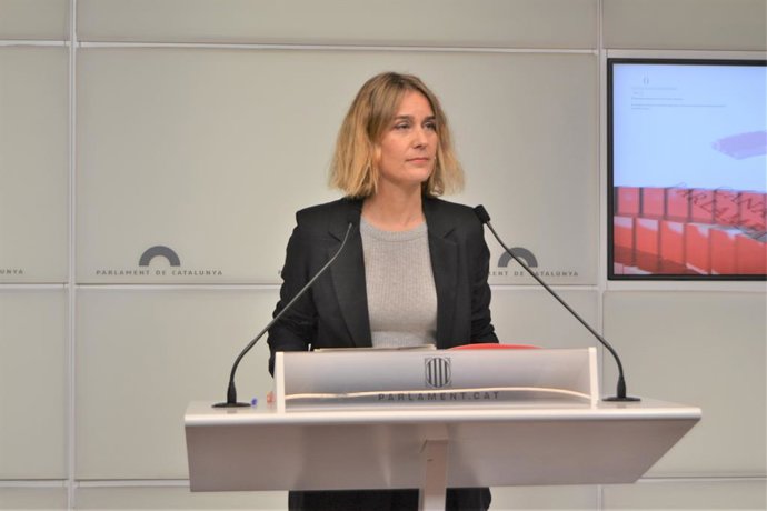 La líder dels comuns al Parlament, Jéssica Albiach