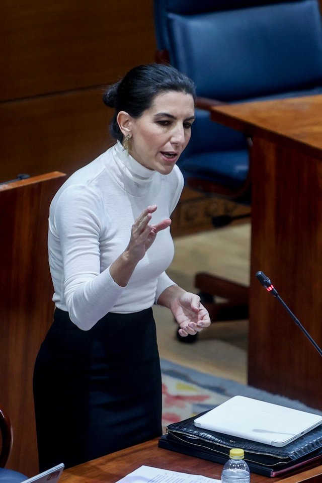 Rocío Monasterio en la Asamblea de Madrid