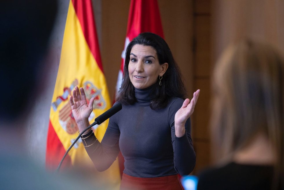Rocío Monasterio en la Asamblea de Madrid