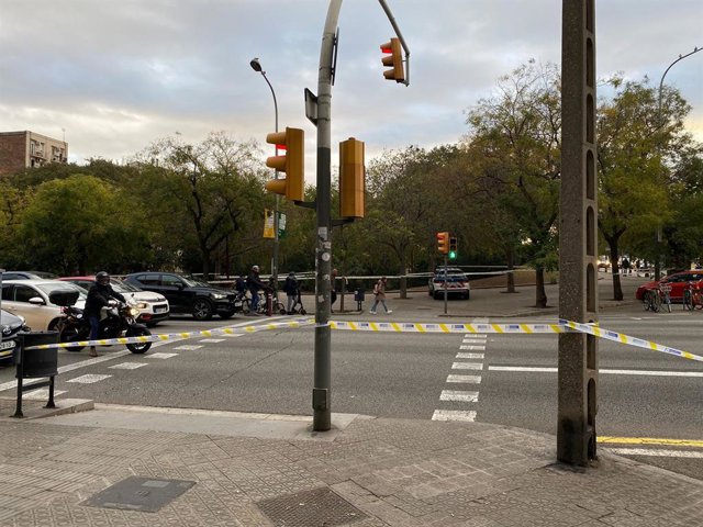 Cordó policial dels Mossos d'Esquadra a la zona