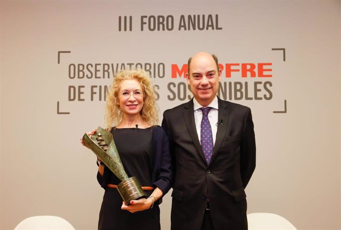 Ana Campón, CFO de Siemens España, y José Manuel Inchausti, vicepresidente de MAPFRE y CEO Iberia.