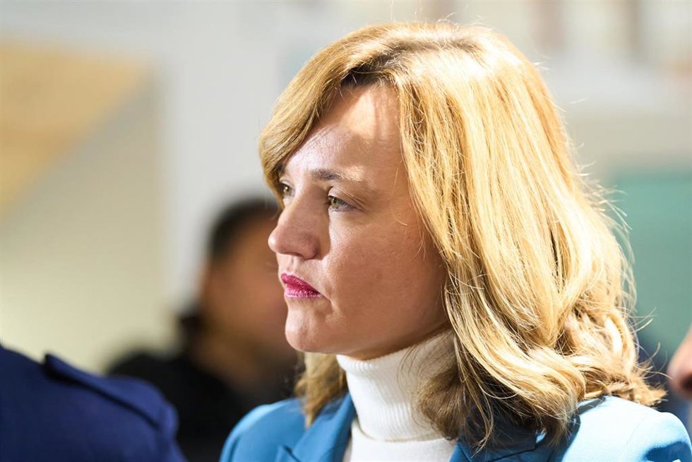 La ministra de Educación, Pilar Alegría, visita el Colegio de Educación Infantil y Primaria Leonardo Torres Quevedo, a 1 de diciembre de 2022, en Arenas de Iguña, Cantabria, Santander (España).