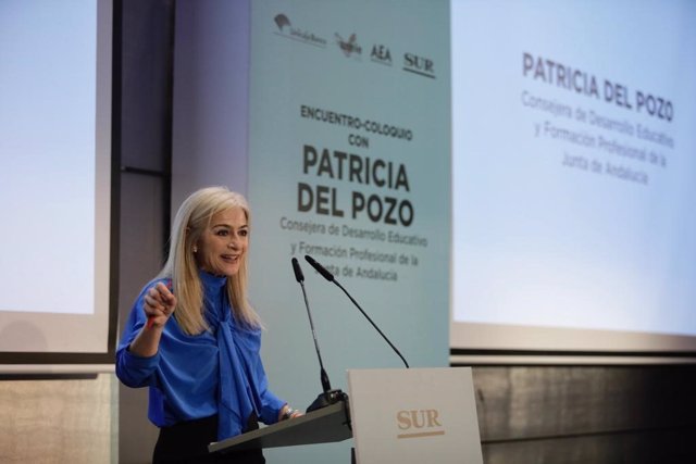 La consejera de Desarrollo Educativo y Formación Profesional, Patricia del Pozo