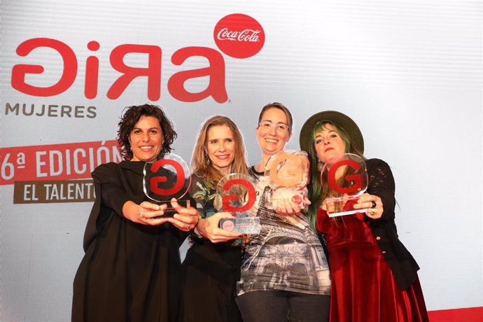 Sonia Ramos Torres, Gemma Saltó, Karla Fernández Creo y Ana González, ganadoras de la sexta edición de GIRA Mujeres de Coca-Cola