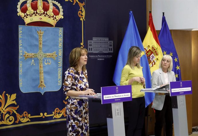 La consejera de Hacienda, Ana Cárcaba, presenta el presupuesto para 2023.