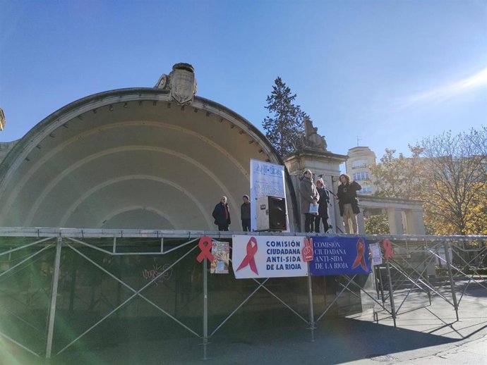 Conmemoración en el Espolón del Día Mundial del Sida