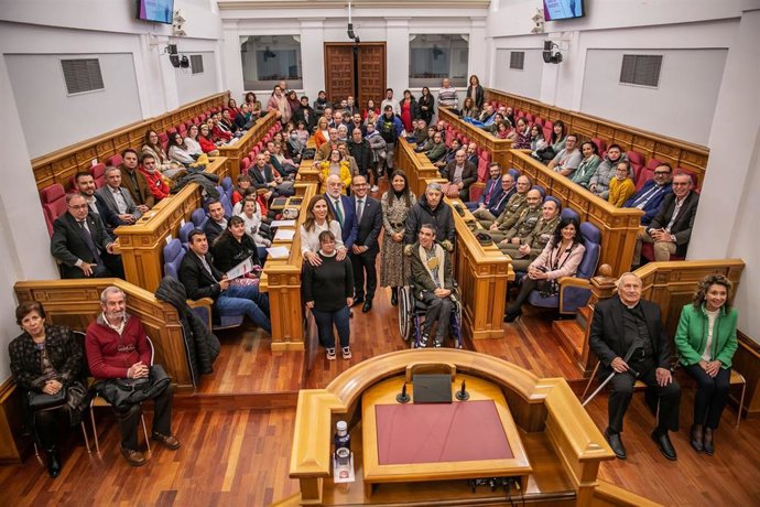 Pleno por la Discapacidad Intelectual y la Parálisis Cerebral organizado por la Federación Provincial de Entidades Pro Personas con Discapacidad Intelectual y Parálisis Cerebral de Toledo, MARSODETO, en las Cortes