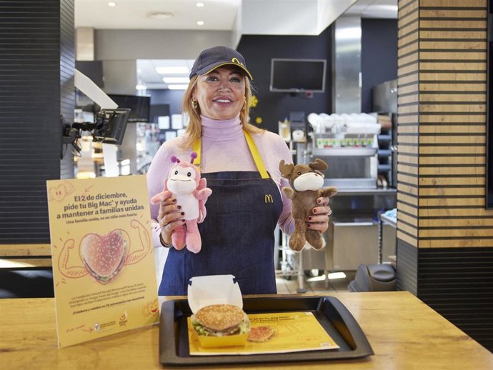 Belén Esteban ha invitado a todos a participar en el McHappy Day