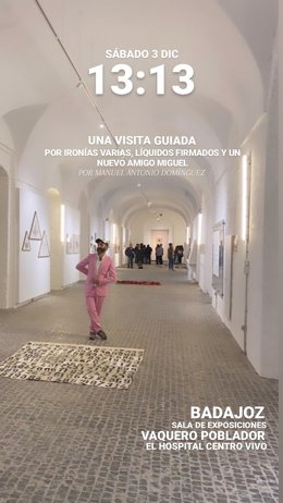 [Badajoz] Nota De Prensa Visita Guiada A La Exposición Mi Nuevo Amigo Miguel En El Hospital