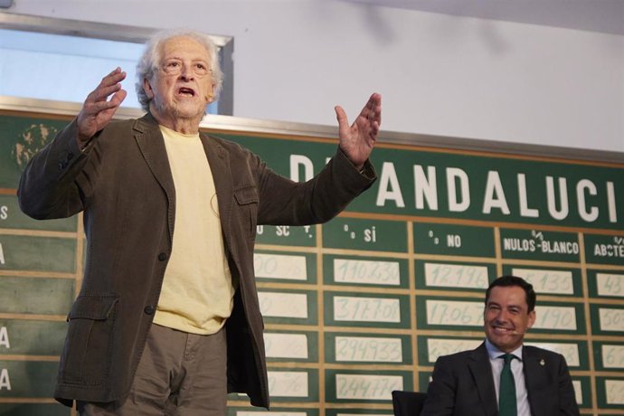 Archivo - El expresidente del Partido Andalucista, Alejandro Rojas Marcos, durante la presentación del libro "Historia del Partido Andalucista" en la Casa Museo de Blas Infante, el pasado 19 de octubre de 2022 