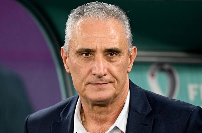 El seleccionador de Brasil, Tite, durante el Mundial de Catar