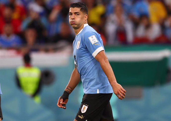 El delantero uruguayo Luis Suárez en el Mundial de Catar