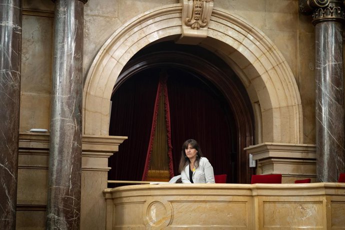 La presidenta de Junts i expresidenta del Parlament, Laura Borrs
