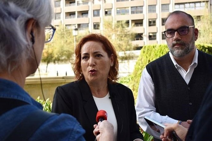 María Carmen Pérez y Francisco Puentedura, de IU