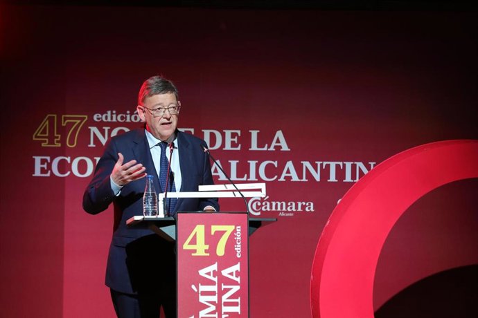 Puig en su intervención en la Noche de la Economía Alicantina