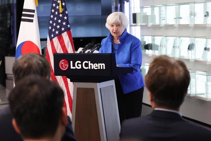 Archivo - La secretaria del Tesoro estadounidense, Janet Yellen