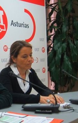 Archivo - La secretaria de Política Sindical de UGT Asturias, Mar Celemín