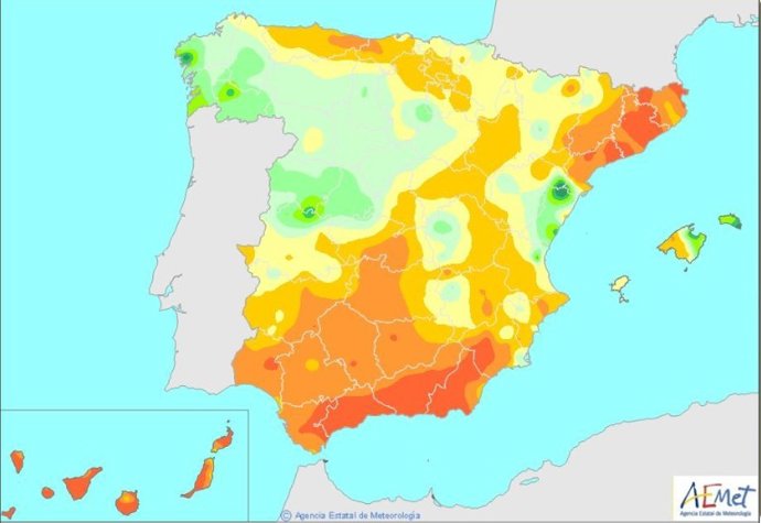 Porcentaje de precipitación acumulada del 1 de octubre de 2022 al 29 de noviembre del mismo año.