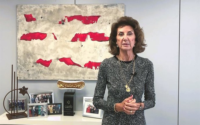 La presidenta de CAEB, Carmen Planas.