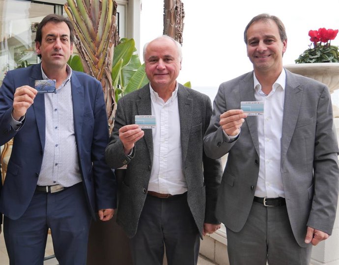 Los presidentes de las Cámaras de Comercio de Girona, Palamós y Sant Feliu de Guíxols.