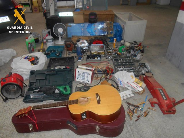 Objetos recuperados.