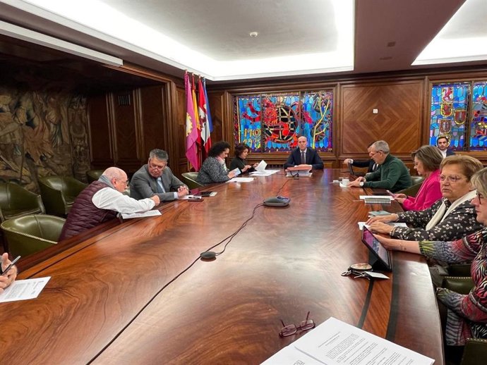 Reunión de la Junta de Gobierno del Ayuntamiento de León.