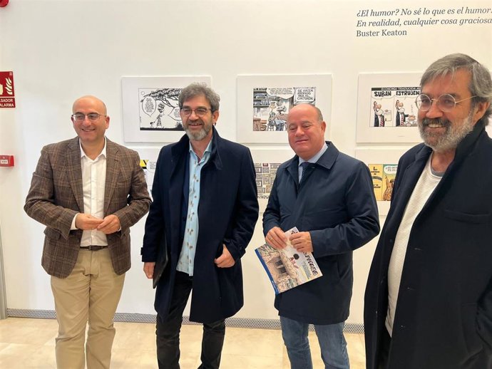 Manuel López Mestanza destaca la originalidad y creatividad que reflejan cada día los dos humoristas gráficos, que también han hecho un cómic basado en la historia de los Dólmenes.