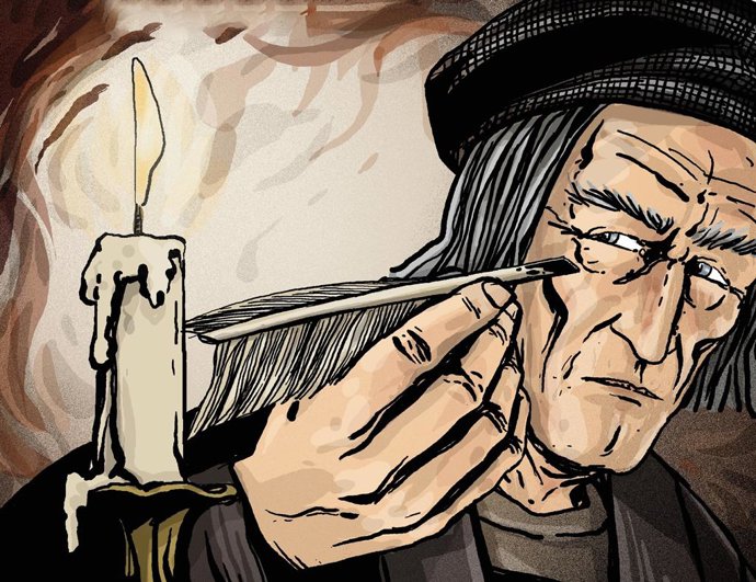 Una de las ilustraciones realizads por el historietista argentino Agustín Comotto, para Google Arts & Culture