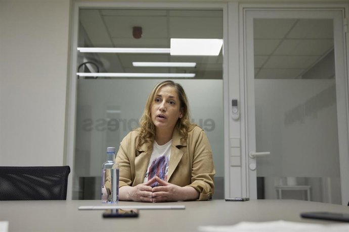 Archivo - La secretaria general de UGT-Madrid, Marina Prieto Torres, en una entrevista con Europa Press.