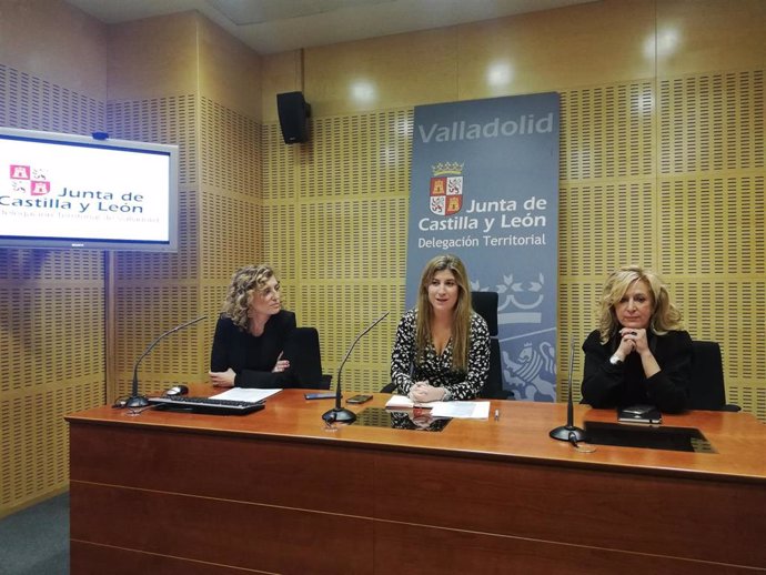 María Pardo y Raquel Alonso presentan en rueda de prensa las actuaciones de la Junta en materia de vivienda en Valladolid