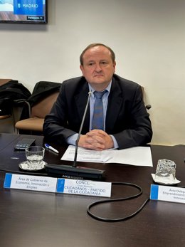 Miguel Ángel Redondo, delegado del Área de Economía, Innovación y Empleo del Ayuntamiento de Madrid