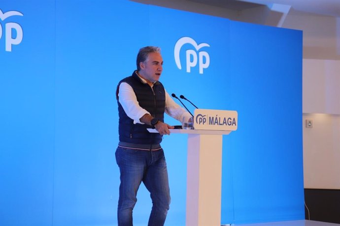 El coordinador general del PP, Elías Bendodo.