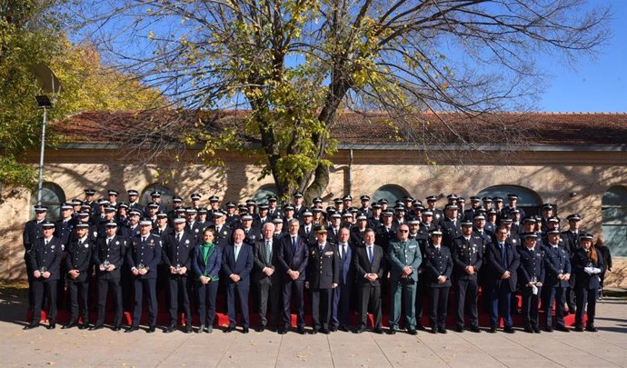 Acto de entrega de reconocimientos 2020 de los cursos selectivos de formación inicial para policías, oficiales, subinspectores e inspectores de la Policía Local de Castilla-La Mancha.