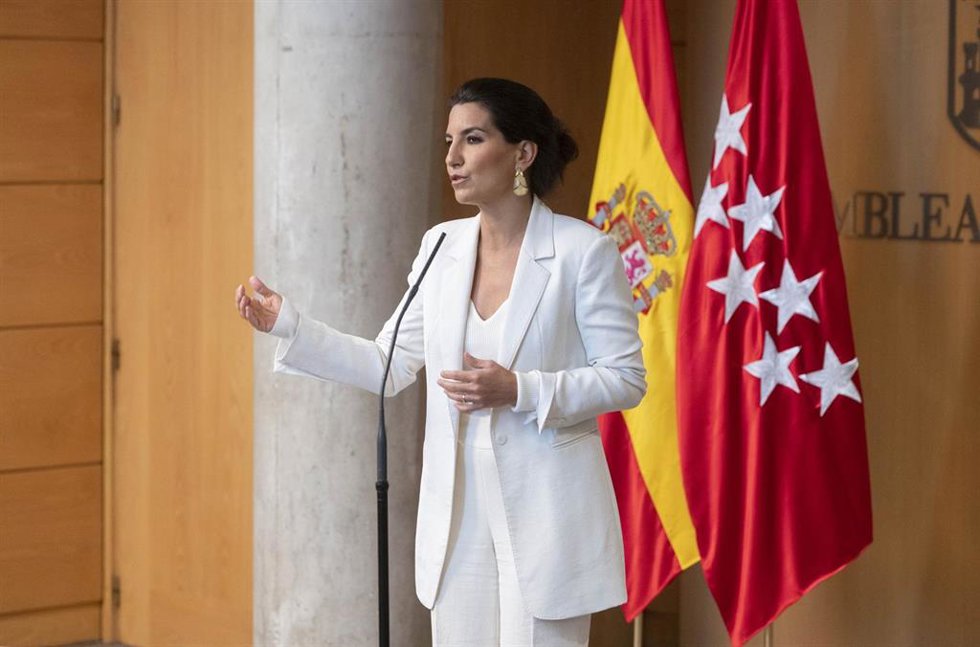 Archivo - La portavoz de Vox en la Asamblea de Madrid, Rocío Monasterio. Archivo.