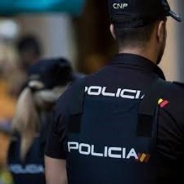 Varios agentes de la Policía Nacional de Valladolid. 
