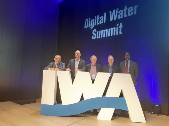 Participantes en el congreso IWA Digital Water Summit celebrado esta semana en el Palacio Euskalduna de Bilbao