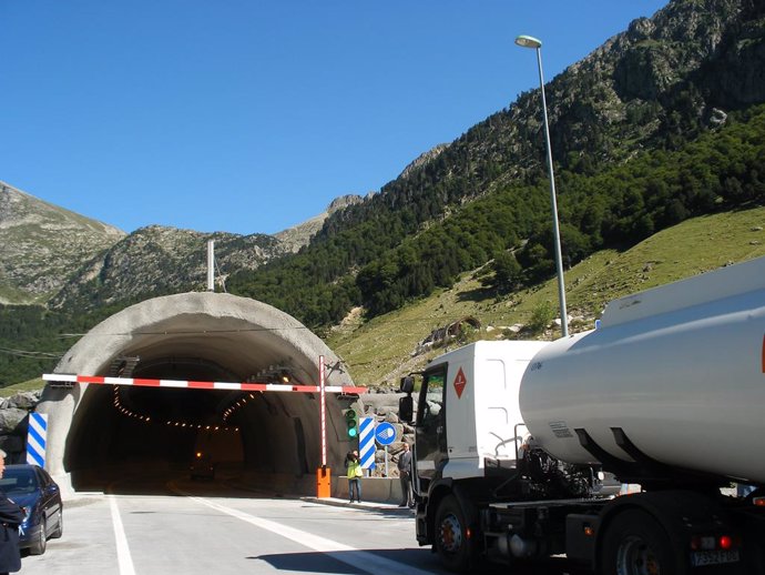 Archivo - Imatge del túnel de Vielha-Joan Carles I