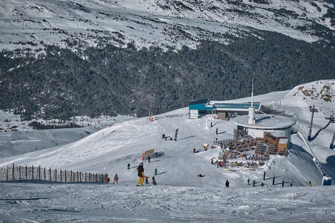 Esquiadores en Grandvalira este viernes