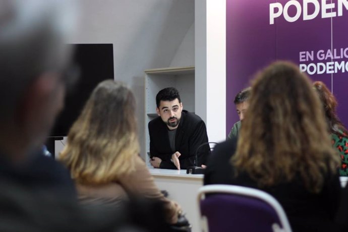 Borja San Ramón Tizón, candidato a liderar Podemos Galicia